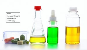 Assess the levels of mineral oil contaminants in food feed packaging and cosmetics
